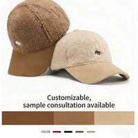 Casquette de baseball personnalisée à faible MOQ, logo brodé, mode, chapeau d'hiver chaud, respirant, brodé