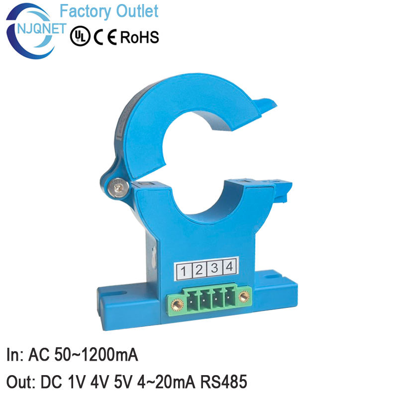 AC Leakage Current Transducer QNLC2 50mA 100mA 300mA 500mA 600mA 5V 4V Residue Current Sensor Surplus Transforme Ct zero Phase