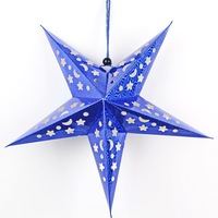 Brillant or argent vert 30cm-60cm étoiles suspendues grande étoile forme Festival toile de fond paillettes pour décorations murales de fête