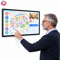 Nouvel écran tactile capacitif interactif de 23,8 pouces, écran LCD multi-touch 10 points, plug-and-play, pour la commande de machine HMI