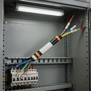 Assemblages de câbles pré-crimés à trois conducteurs de couleur codée sur mesure, faisceau de câblage en cuivre isolé pour équipements électriques - Product Image 2