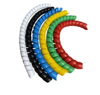 Reliure en spirale Gris Câble Tidy Wrap Spiral Binding Organizer Kit Cable Sleeves