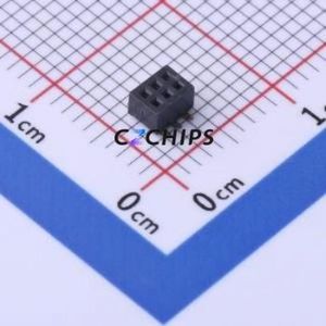 FFH10001-D06S1004K6M Pin Socket SMD,P=1mm Connector ( Jack Structure: 2x3P )( Pitch: 1mm )( Row Spacing: 1mm ) - Product Image 1