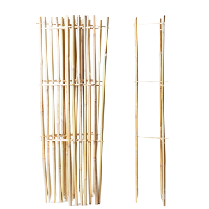 Treillis en bambou naturel pour plantes d'intérieur, plantes en <span class=keywords><strong>pot</strong></span>, plantes grimpantes, en forme d'éventail, taille personnalisée, prix de gros - Product Image 4