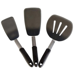 Spatule Lot de 3 Résistant À La Chaleur Antiadhésive Ustensiles de Cuisine En Caoutchouc pour <span class=keywords><strong>le</strong></span> Poisson, Les Œufs, pancak - Product Image 1