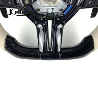 Accessoires intérieurs automobiles pour BMW F10 F30 E90 E92, volant noir brillant avec palettes de changement de vitesse noires brillantes