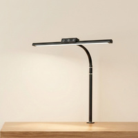 Lámpara de Escritorio Flexible con Clip, 5 Temperaturas de Color, Regulación Continua y Control Táctil para Compradores Minoristas