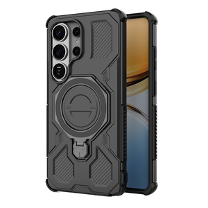 Étui de téléphone de luxe antichoc robuste en TPU+PC pour <span class=keywords><strong>homme</strong></span> avec support magnétique en métal à <span class=keywords><strong>360</strong></span>° pour iPhone 17 Pro <span class=keywords><strong>Max</strong></span> S26Ultra - Product Image 1