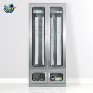 Peralatan medis Multifungsi tahan lama baja tahan karat gaya tradisional kabinet kateter logam loker untuk rumah sakit - Product Image 1