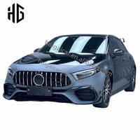 Kit de carrosserie d'aile latérale pour MB Benz Hatchback Classe A W177 Convert A45 AMG Style Wide Body Kit