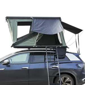 时尚设计顶级铝制硬壳车顶野营帐篷