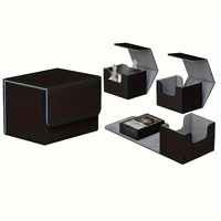 Boîte de rangement pour cartes à collectionner, boîte de jeu TCG personnalisée en gros, boîte de jeu TCG sportive en cuir PU personnalisée en gros pour usage domestique