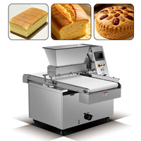 Machine de distribution automatique de pâte à gâteau en acier inoxydable pour cupcakes et gâteaux éponge, haute productivité, usage professionnel en boulangerie