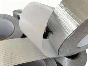 工場3×3mmメッシュアルミテープゴム自己巻き防水強化アルミ箔テープ（紙付き） - Product Image 4