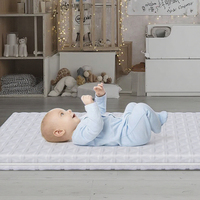Surmatelas Skylee 4D en polymère rafraîchissant, convertible, imperméable, lavable, pour lit bébé, avec filet d'aération POE, mobilier de maison