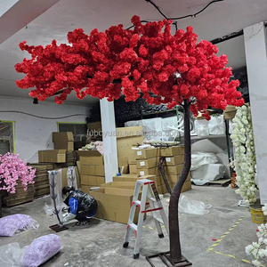 F226 gros blanc faux sakura japonais fleur de <span class=keywords><strong>cerisier</strong></span> fleur arbre mariage décoratif artificiel fleurs de <span class=keywords><strong>cerisier</strong></span> arbres - Product Image 6