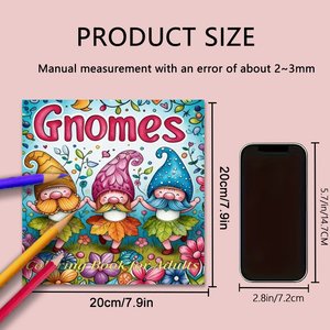 Libro para Colorear de Gnomos al por Mayor para Adultos y Niños, Regalos para Fiestas de Cumpleaños y Días Festivos, Libros de Aprendizaje para Niños, Servicios de Impresión de Libros para Colorear - Product Image 6