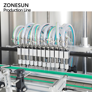 ZONESUN ZS-FAL180V12 Automatic Wine <b>Spirits</b> Glass Bottle Liquid Level Overflow Filling Corking Labeling Bottling Line - Product Image 2
