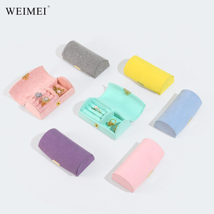 WEIMEI New Arrival Mini Jewelry Travel Storage <b>Box</b> Jewelry Organizer Case <b>Earrings</b> Necklace Rings Storage <b>Box</b> - Product Image 5