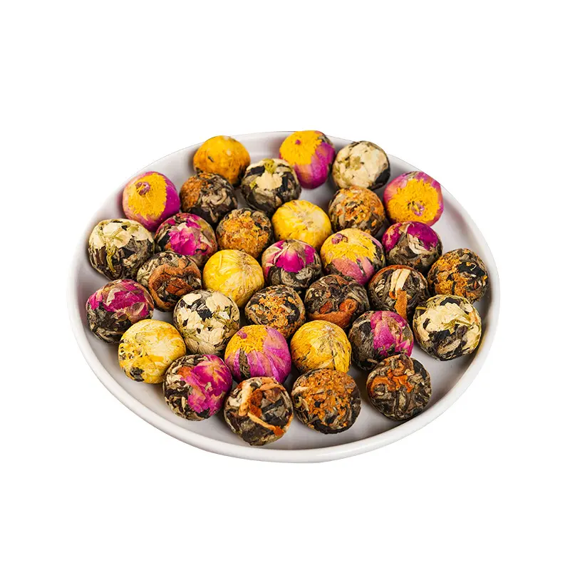 Bulk Custom Blooming Tea Balls Wholesale Blooming Tea Gift Packaging Flower Tea