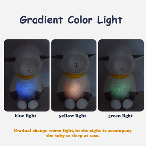 Lámpara de cielo estrellado con música ligera y relajante, muñeco de peluche para bebé, juguete para dormir para niños - Product Image 3