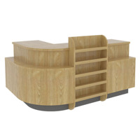 Comptoir de caisse en bois, Boutique, supermarché, Table de caisse, épicerie, vente au détail