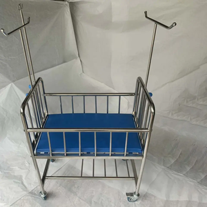 Prezzo di fabbrica nuovo nato bambino set di biancheria da letto blu <span class=keywords><strong>culla</strong></span> 304 in acciaio inox rosa letto bambino con 3cm materasso - Product Image 2