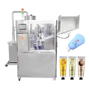 OCEAN Automatic Hand Cream Soft Plastic Tube End Seal Metal Toothpaste Tube Filler and Sealer Machine