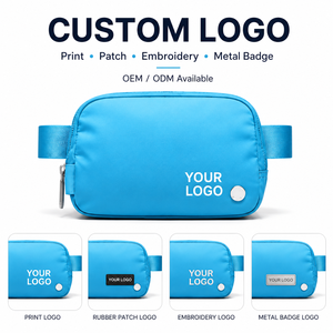 Customizable 1L Factory Sport Luxury Daily Luxury Waist Bag Custom Logo Pattern Cross Body Belt <b>for</b> Girls Low Cost Travel <b>Pouch</b> - Product Image 1