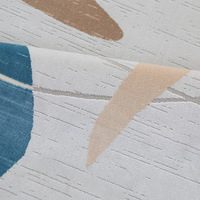 Nouvelle Arrivée 2026 Tapis Wilton Moderne Beige à Motif Abstrait, Poil Court, Antidérapant, Facile à Nettoyer, Durable, Idéal Zones à Fort Trafic, Meilleure Vente