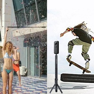 Máy ảnh hành động cầm tay dính 1m 2m 3m kim loại nối dài cực Rod cho insta360 X3 X2 RS 360 ROTARY xử lý chân máy với selfie thanh - Product Image 5