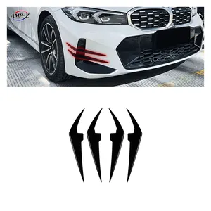 AMP-Z Car Accessories Auto Body Kits Front Bumper Flag Splitter For BMW 3 Series G20 G21 LCI M Sport 2023+