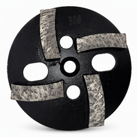 Disque de meulage diamanté trapézoïdal de 4 pouces (100 mm de diamètre) à 4 segments pour béton, granit et marbre – Vente en gros