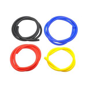 Manguera de vacío de silicona para coche de 3mm 4mm 6mm 8mm 10mm 12mm IDxOD 3x7 4x8 6x11 8x14 10x16 12x18 Tubo manguera de silicona de alta presión <span class=keywords><strong>3</strong></span> colores - Product Image 1