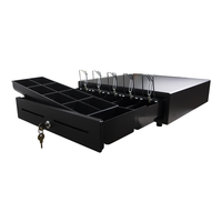 SCPOS CD305 supermarché Restaurant comptoirs de caisse 335mm plastique Durable 3 compartiments POS tiroir-caisse et boîte pour la vente au détail