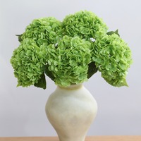 Bunga Hydrangea 3D Real Touch, Bunga Tiruan Pelembap, Dekorasi Hotel, Seni Floral, Rangkaian Pernikahan, Bunga Buatan