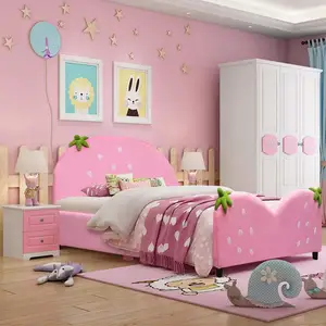 CBMmart set da letto per bambini di alta qualità set da letto per ragazze in legno rosa moderno mobili per bambini set da camera da letto per ragazze