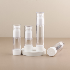 Botella de bomba sin aire vacía AS 15ml 30ml 50ml 80ml 100mL 120ml para cosméticos loción champú crema dispensación de viaje - Product Image 3