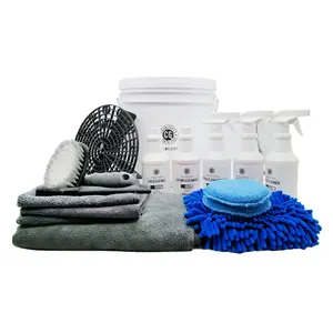 Car Wash Kit with Foaming cleaner, Bucket,16 oz Car Care Cleaning Chemicals