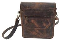 Sac à bandoulière en cuir de qualité supérieure vintage fait à la main pour hommes femmes sangle réglable deux poignées chaînes RFID