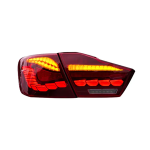 <b>LED</b> Tail <b>Light</b> <b>Red</b> Lens 12V Universal Fit Retrofit Upgrade Plug & Play Waterproof Taillamp for Toyota Camry 2012-2014 <b>Light</b> - Product Image 5