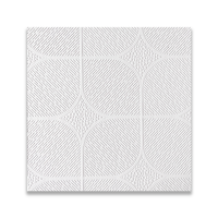 Panneaux de plafond en gypse laminé PVC 2x2, 7 mm d'épaisseur, 600x600 mm, imperméables et ignifuges pour bâtiments commerciaux