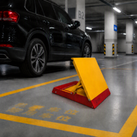 Verrou de stationnement intelligent antivol avec télécommande, barrière au sol pour réserver votre place de stationnement, design plat pour garage et allée de voiture