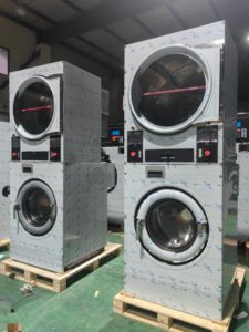 Waschmaschine aus Edelstahl 304 Gewerbliche Münzwaschmaschine Tragbare Waschmaschine mit Trockner - Product Image 4