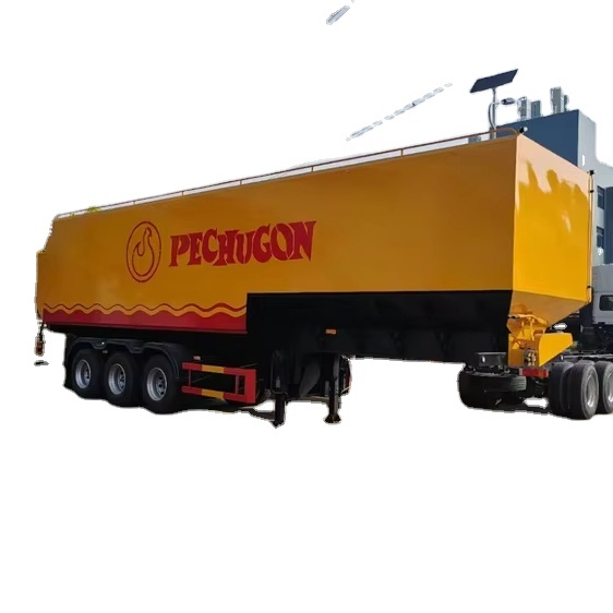 Factory Direct Sale Semi-trailer Bulk Feed Trailer 30 Tons Farm Chicken Feed Pig Feed Transport Tanker Trailer