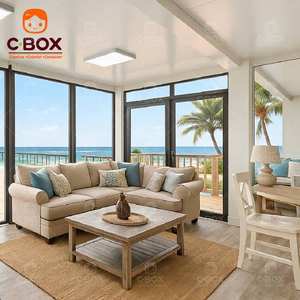 บ้านสำเร็จรูป Cbox แบบโมดูลาร์หรูหรา สำหรับพื้นที่ใช้งานกลางแจ้ง ทนลมแรง ใช้เป็นสำนักงาน ที่อยู่อาศัย หรือบ้านคอนเทนเนอร์แบบแพ็คสำเร็จ - Product Image 5