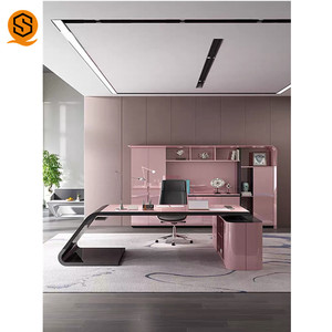 Escritorio <span class=keywords><strong>Ejecutivo</strong></span> Moderno de Diseño Personalizado 2020, Muebles de Oficina para CEO - Product Image 5