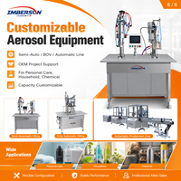 Machine de remplissage de bombes aérosols IAF semi-automatique avec sertissage de valve BOV et ligne de production entièrement automatique pour le chargement de propulseurs