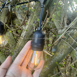 10m 15m năng lượng mặt trời S14 nhựa <span class=keywords><strong>Led</strong></span> Bulb 2700K đèn ấm <span class=keywords><strong>String</strong></span> ánh sáng - Product Image 4