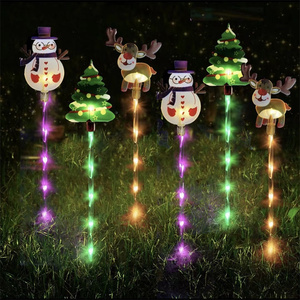Outdoor Christmas Solar LED <strong>Little</strong> Lollipop Stick Flower <strong>Candy</strong> Cane Light Garden Park Patio Stake Decoration Light - Product Image 6